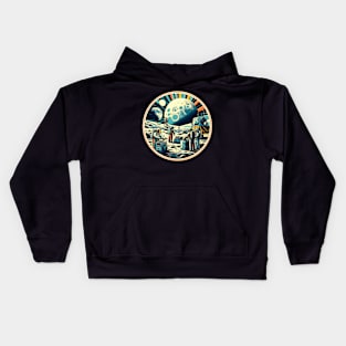 Lunar Expedition Astronaut Tee Kids Hoodie